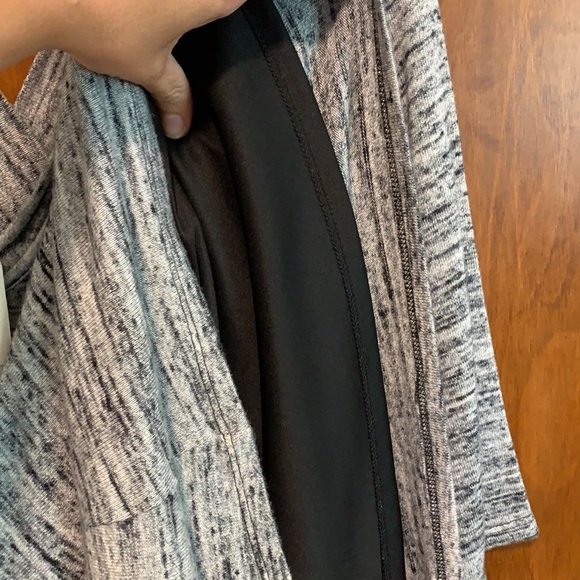 Anthropologie Amadi Lola 3/4 Sleeve Gray Wrap Dress Made in the USA - Picture 5 of 9